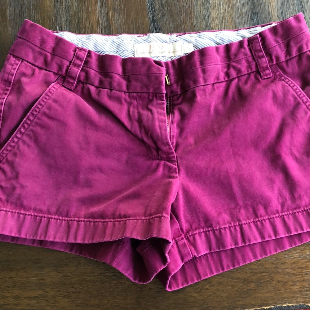 J CREW 100% Cotton Pink Shorts 2
